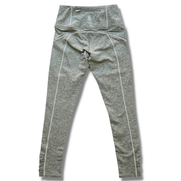 NWT Free People Leggings You're a Peach in Heather Gray Size Large - Picture 8 of 12